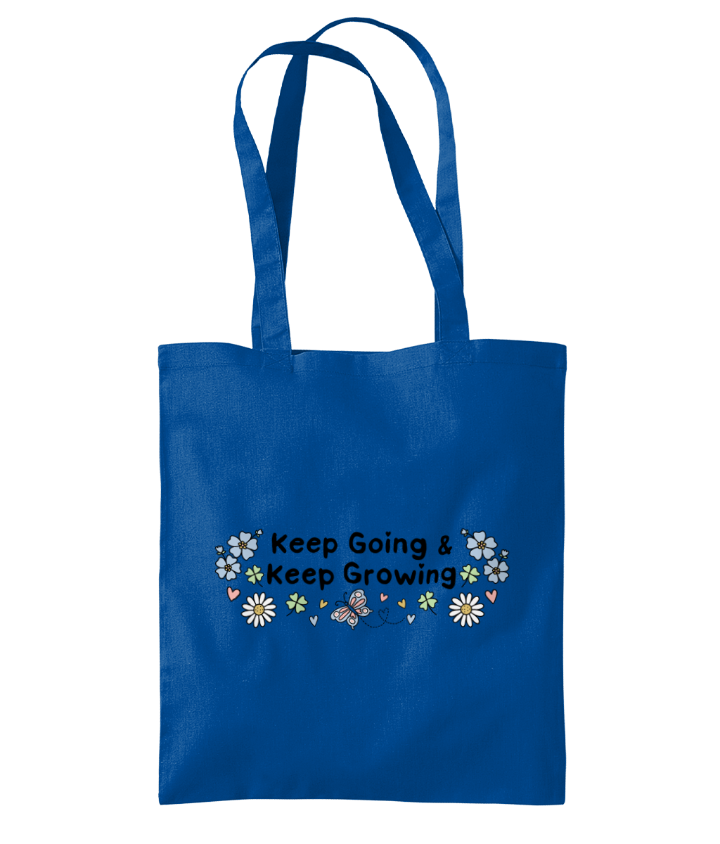 Keep Going Floral - Tote Bag