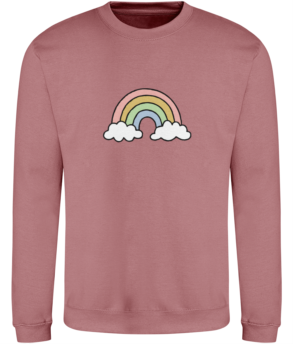 Rainbow - Adult Sweatshirt - Multi Colour Options