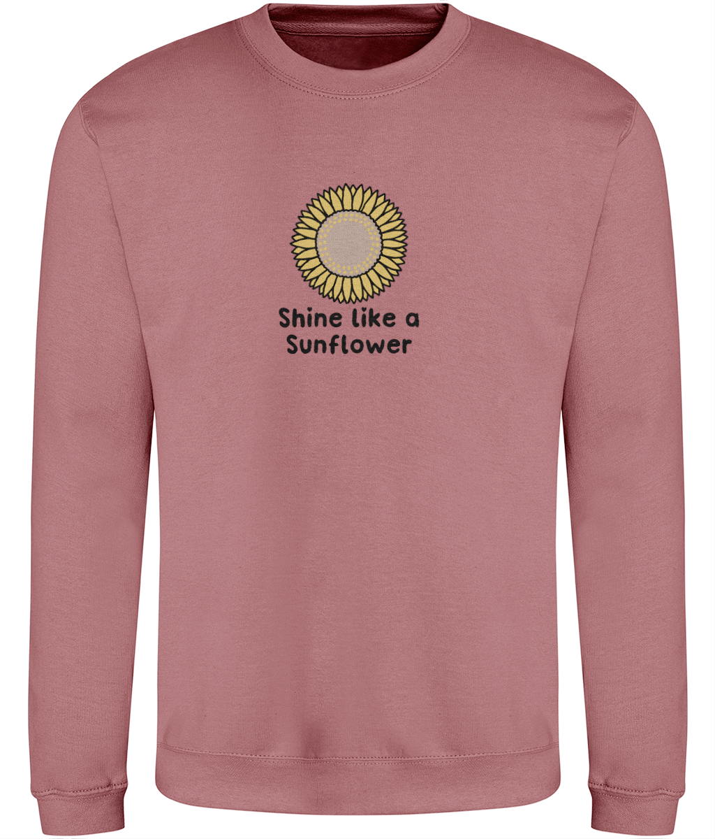 Shine Like A Sunflower Design 2 - Adult T-Shirt - Multi Colour Options