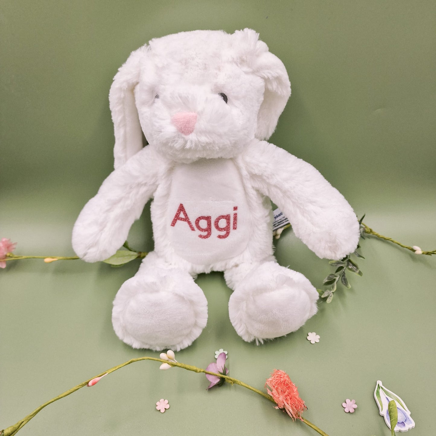 Personalised White Bunny