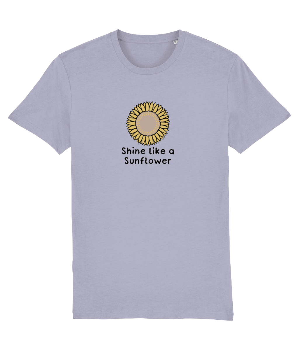 Shine Like A Sunflower Design 2 - Adult T-Shirt - Multi Colour Options