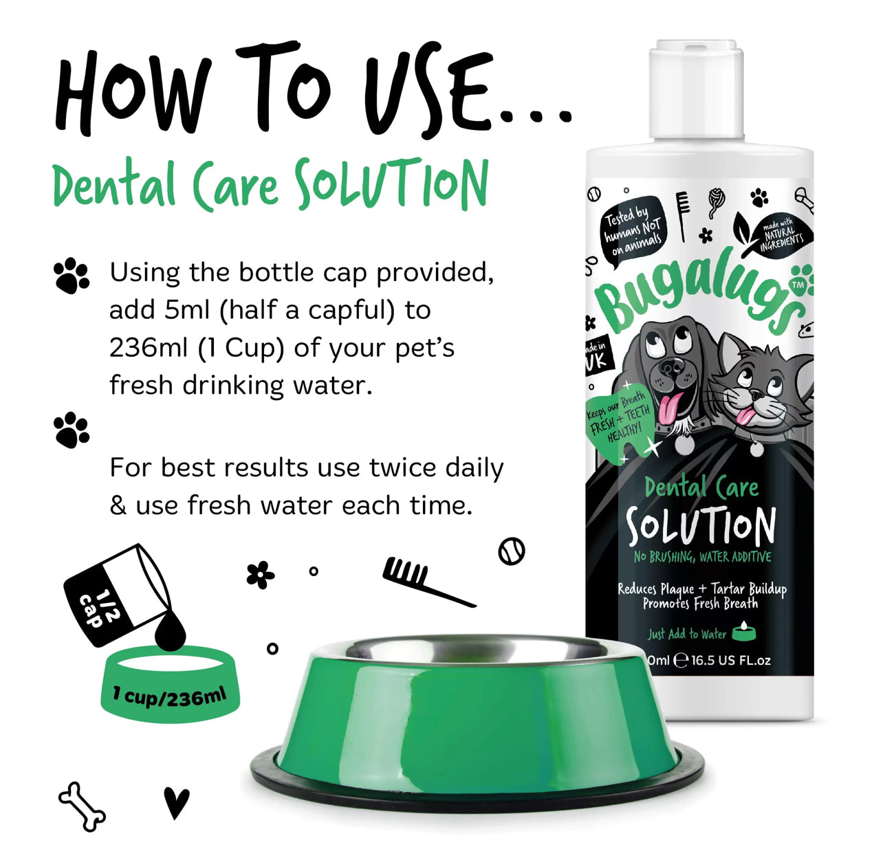 Bugalugs - Dental Care Solution Water