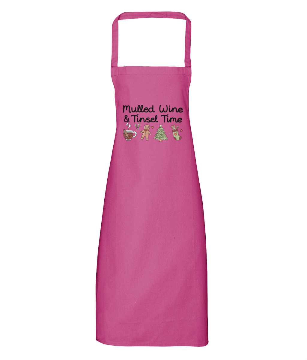 Mulled Wine & Tinsel Time - Apron