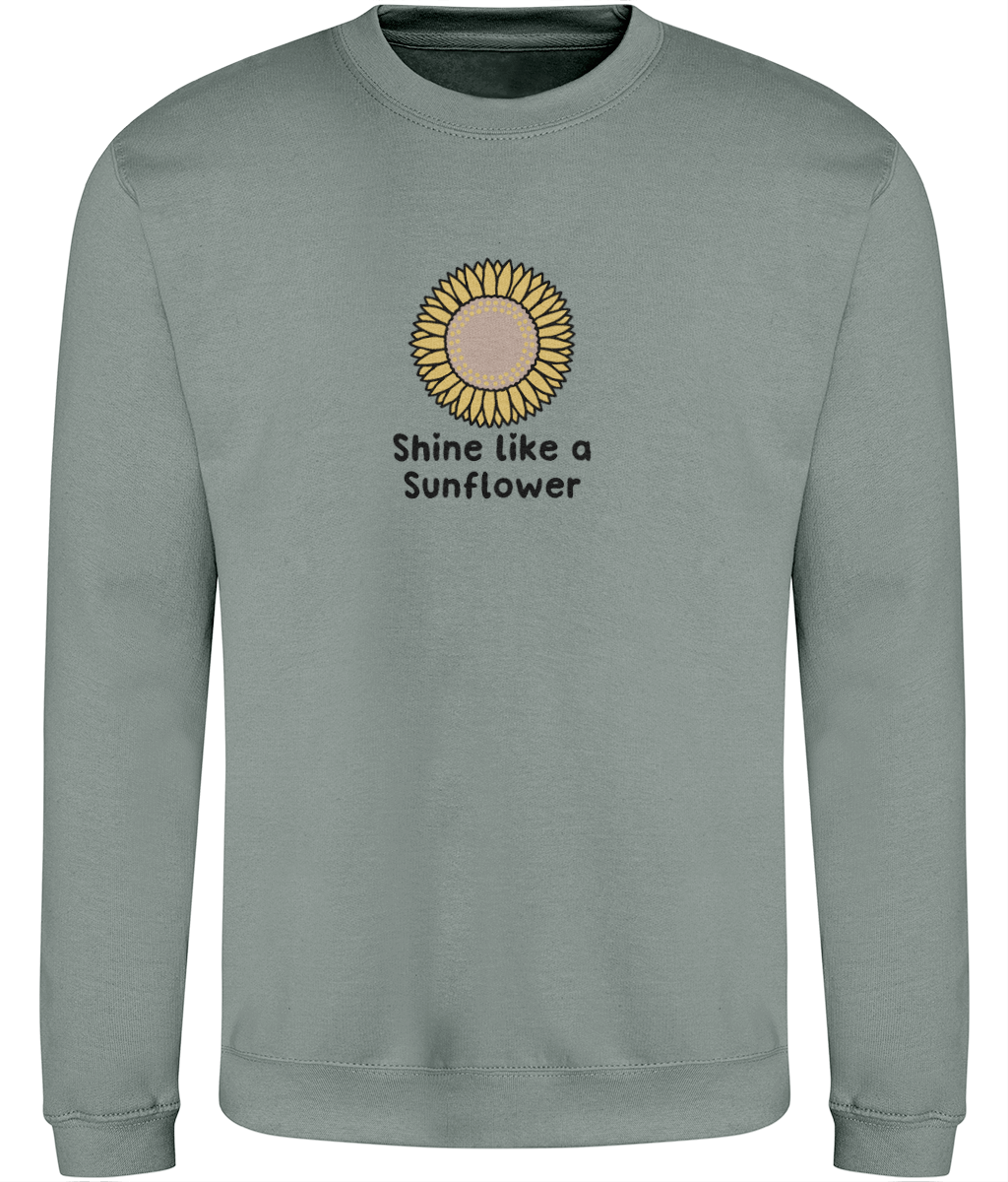 Shine Like A Sunflower Design 2 - Adult T-Shirt - Multi Colour Options