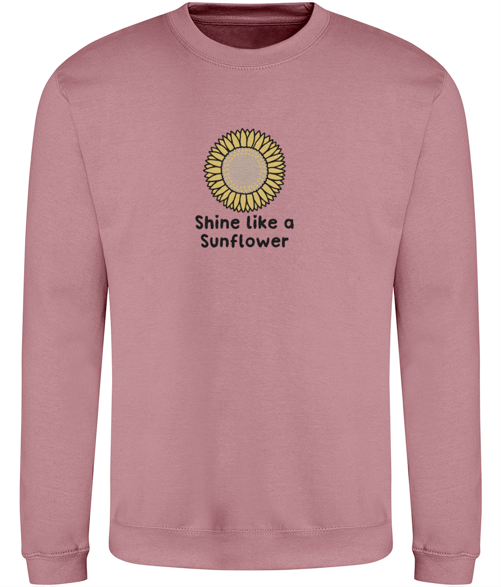 Shine Like A Sunflower Design 2 - Adult T-Shirt - Multi Colour Options