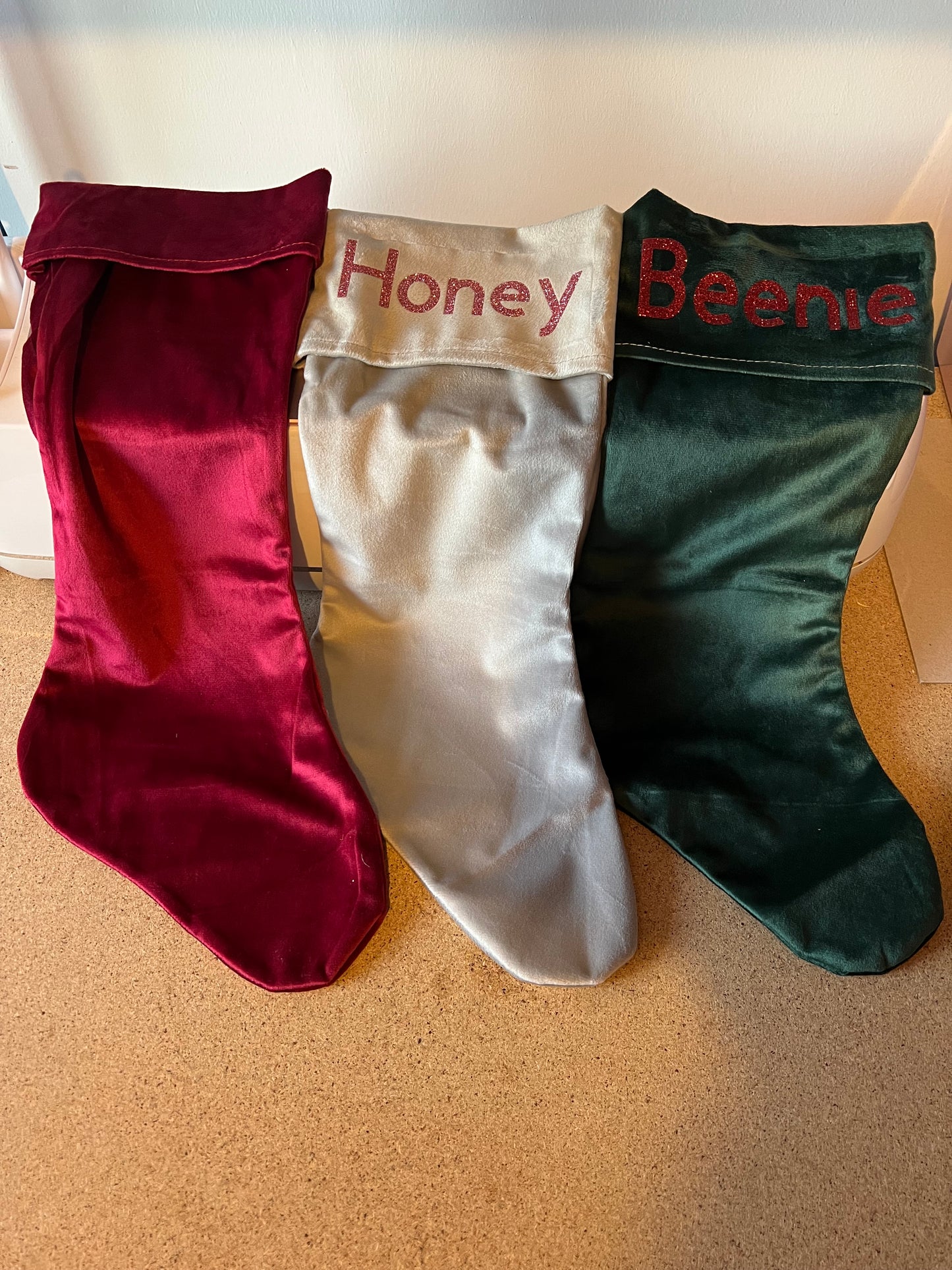 Personalised Velvet Stocking