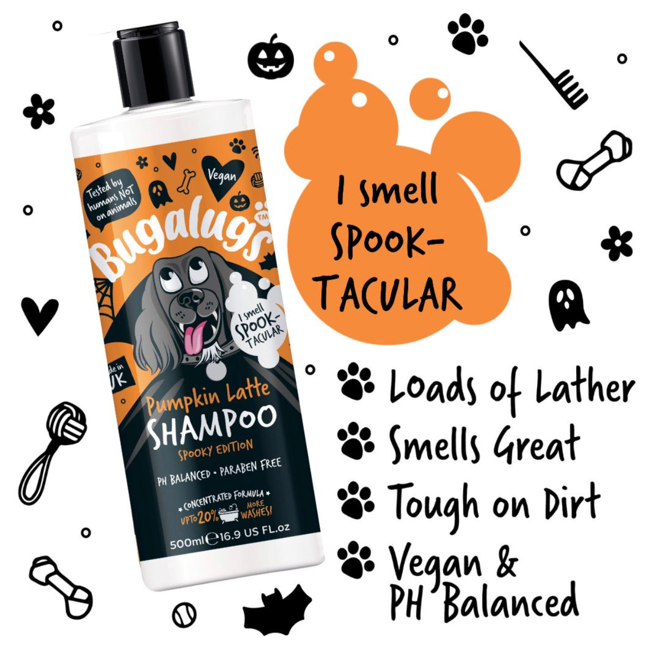 Bugalugs - Pumpkin Latte Shampoo 500ml