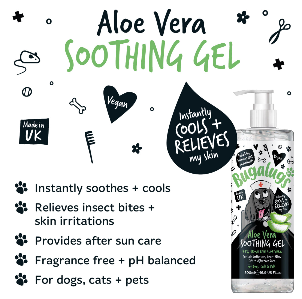 Bugalugs - Aloe Vera Gel 200ML