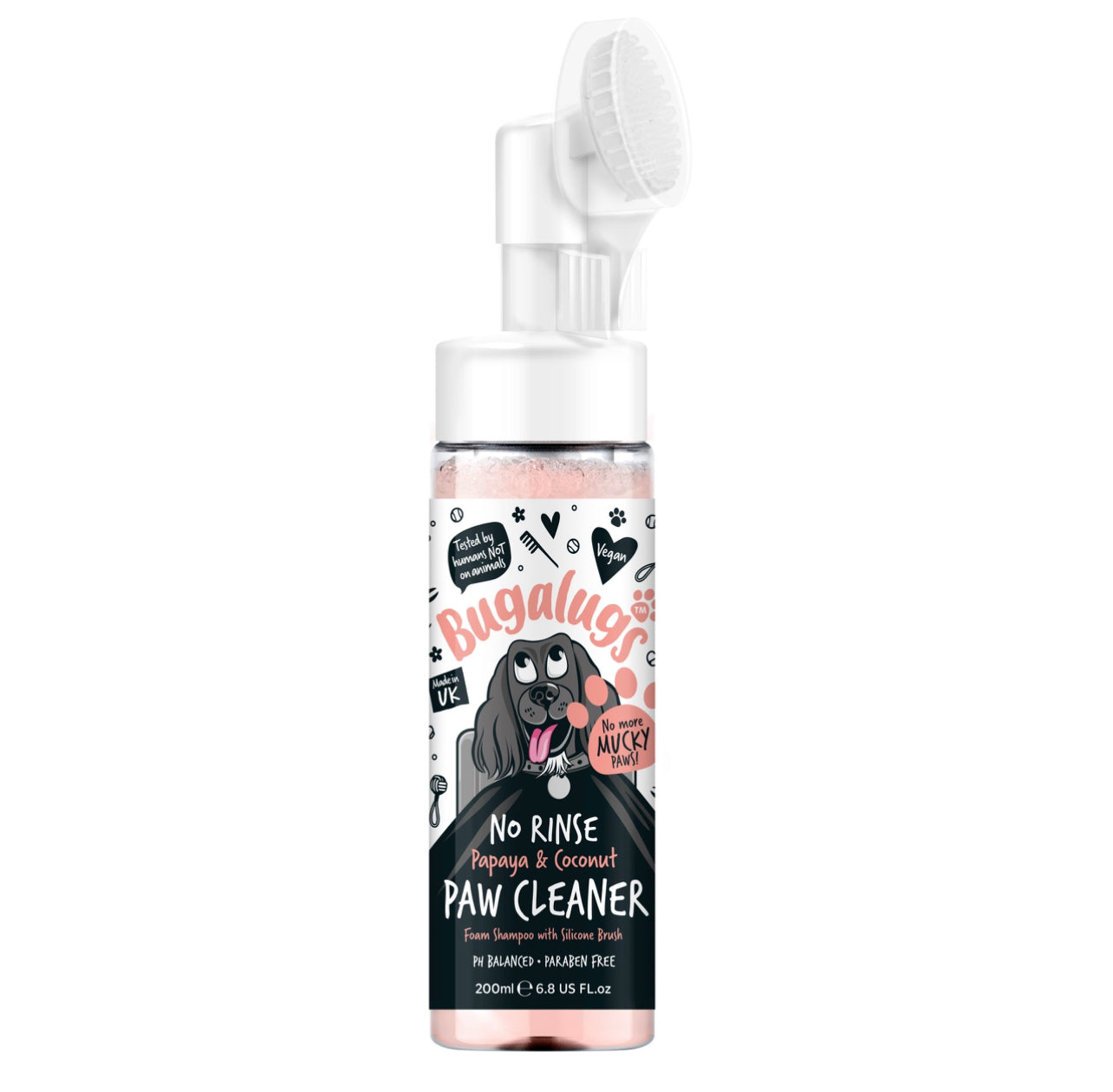 Bugalugs - No Rinse Paw Cleaner Papaya & Coconut