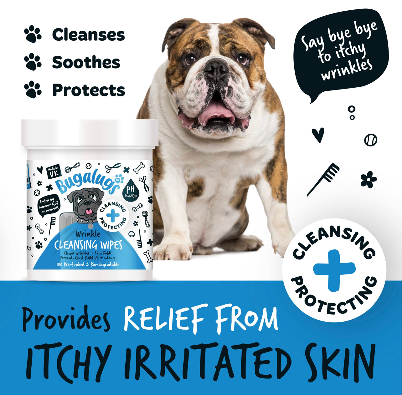 Bugalugs- Wrinkle Cleansing Wipes