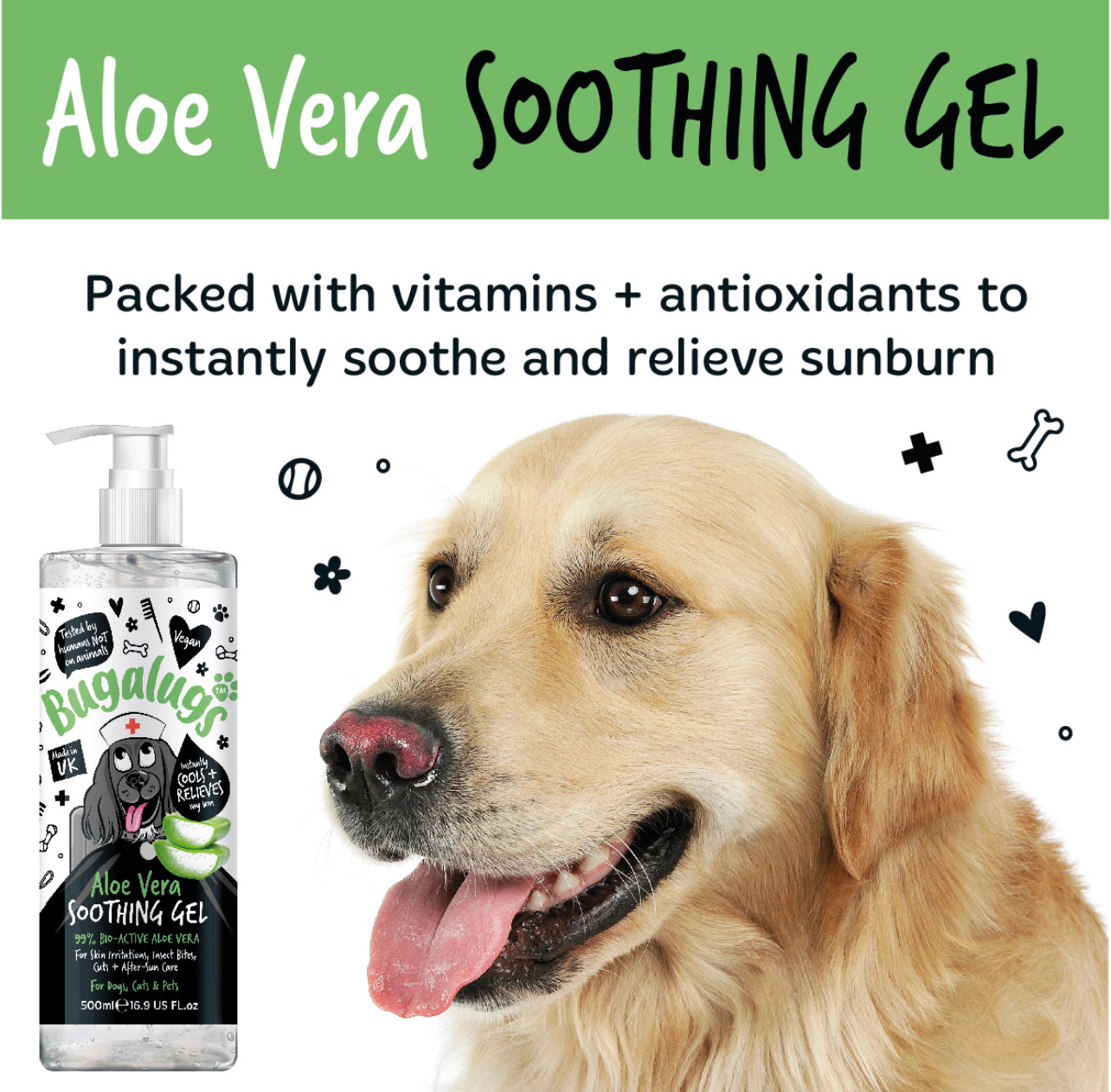 Bugalugs - Aloe Vera Gel 200ML