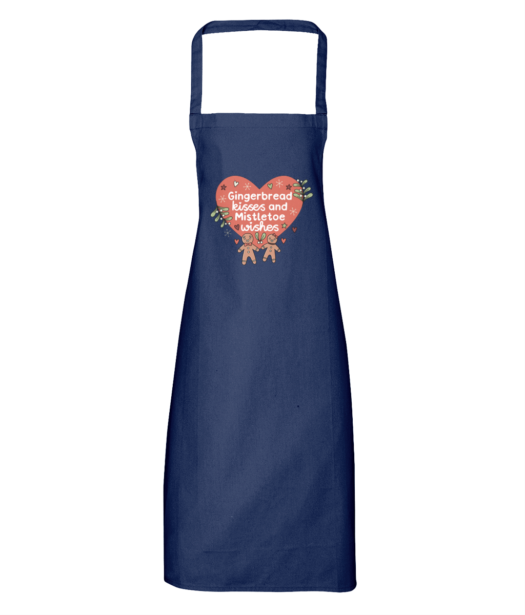 Gingerbread Kisses and Mistletoe Wishes - Apron