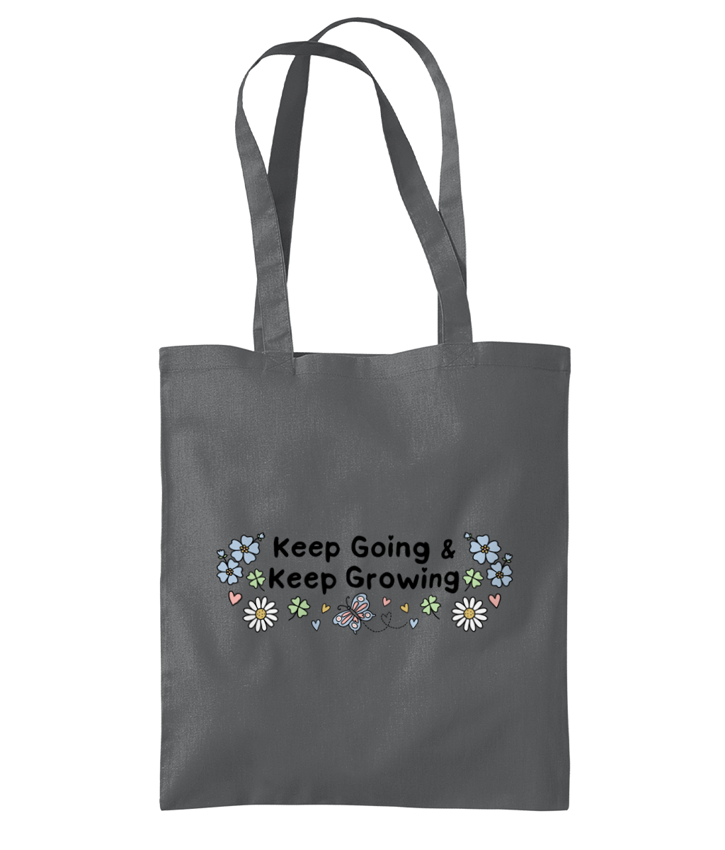 Keep Going Floral - Tote Bag