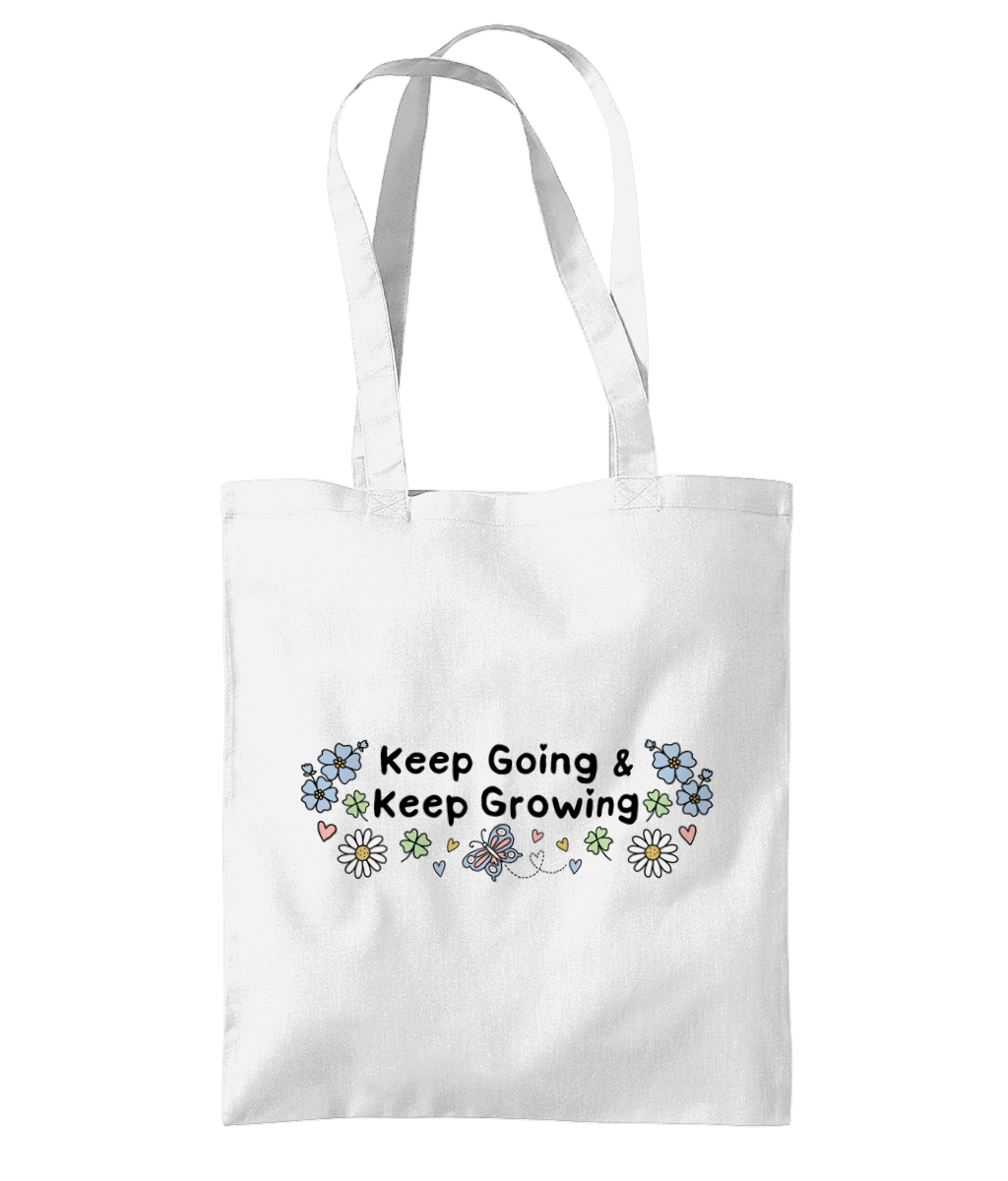Keep Going Floral - Tote Bag