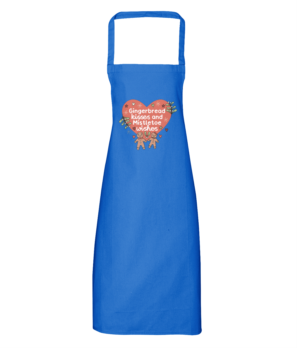 Gingerbread Kisses and Mistletoe Wishes - Apron