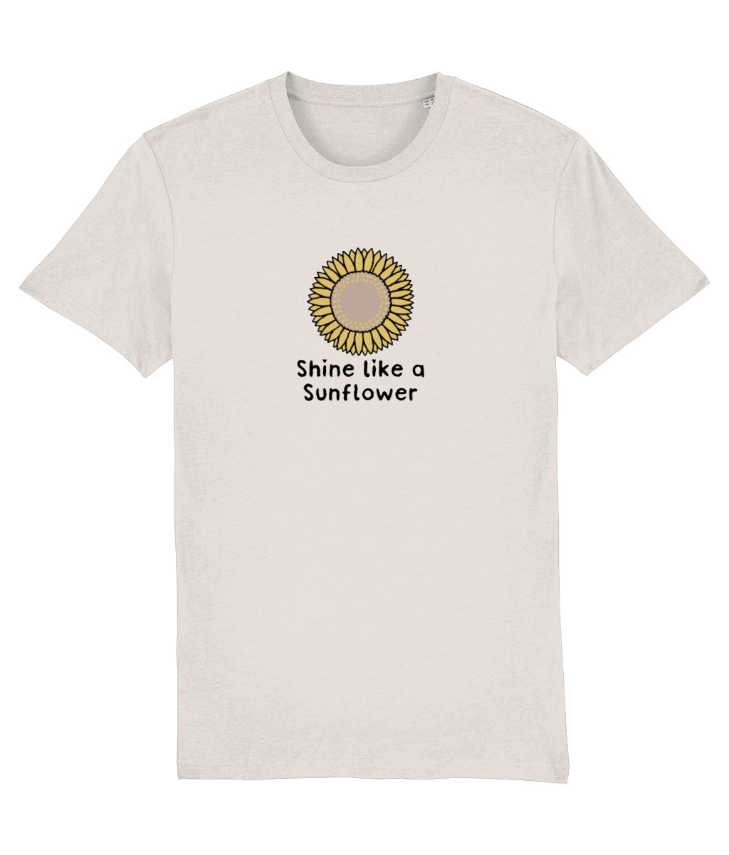 Shine Like A Sunflower Design 2 - Adult T-Shirt - Multi Colour Options