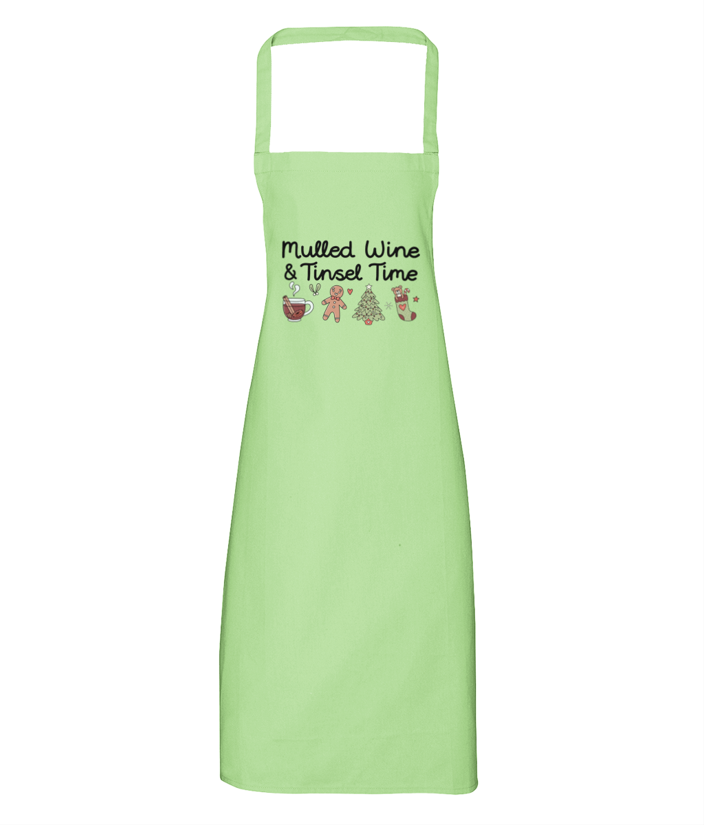 Mulled Wine & Tinsel Time - Apron
