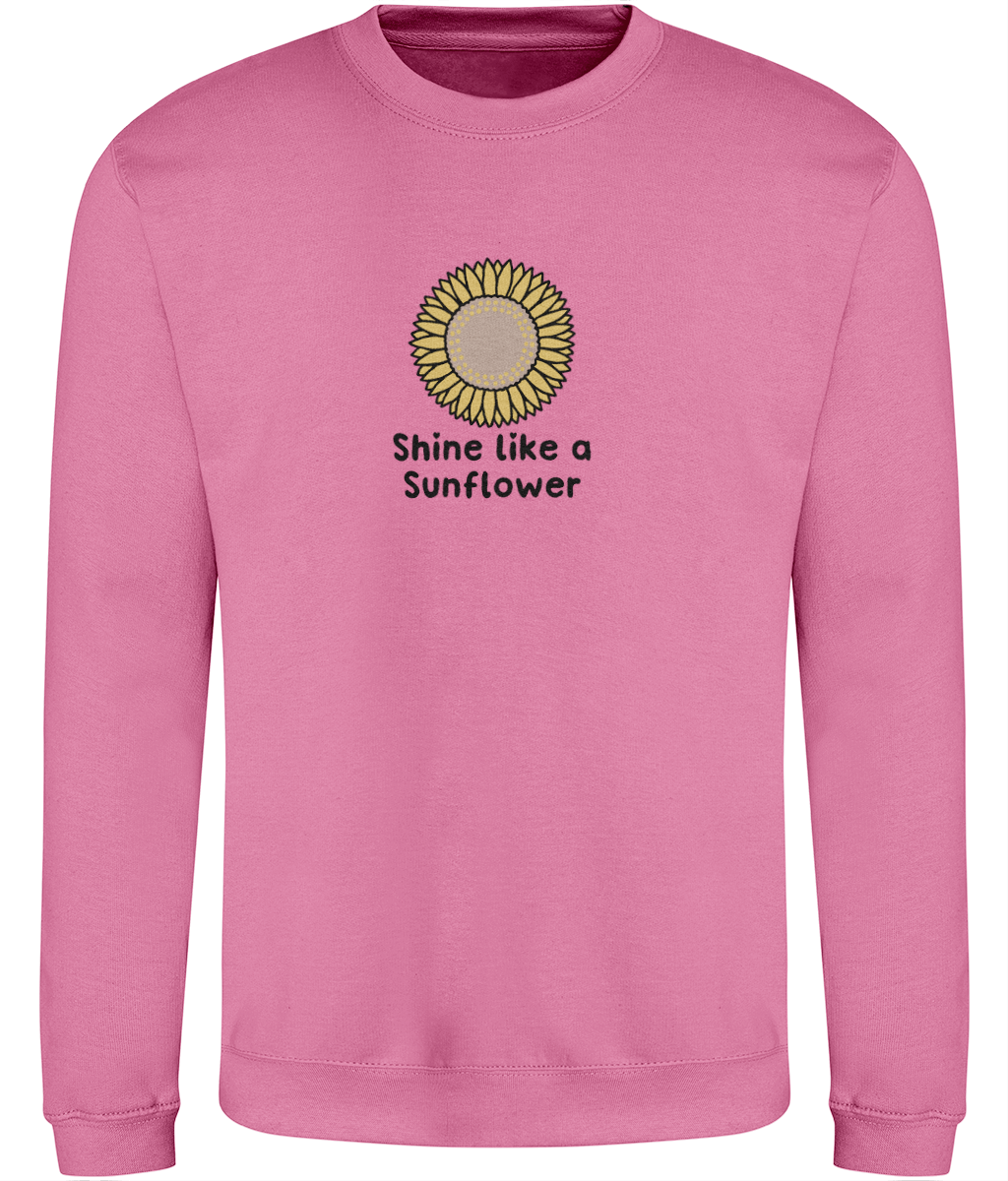 Shine Like A Sunflower Design 2 - Adult T-Shirt - Multi Colour Options