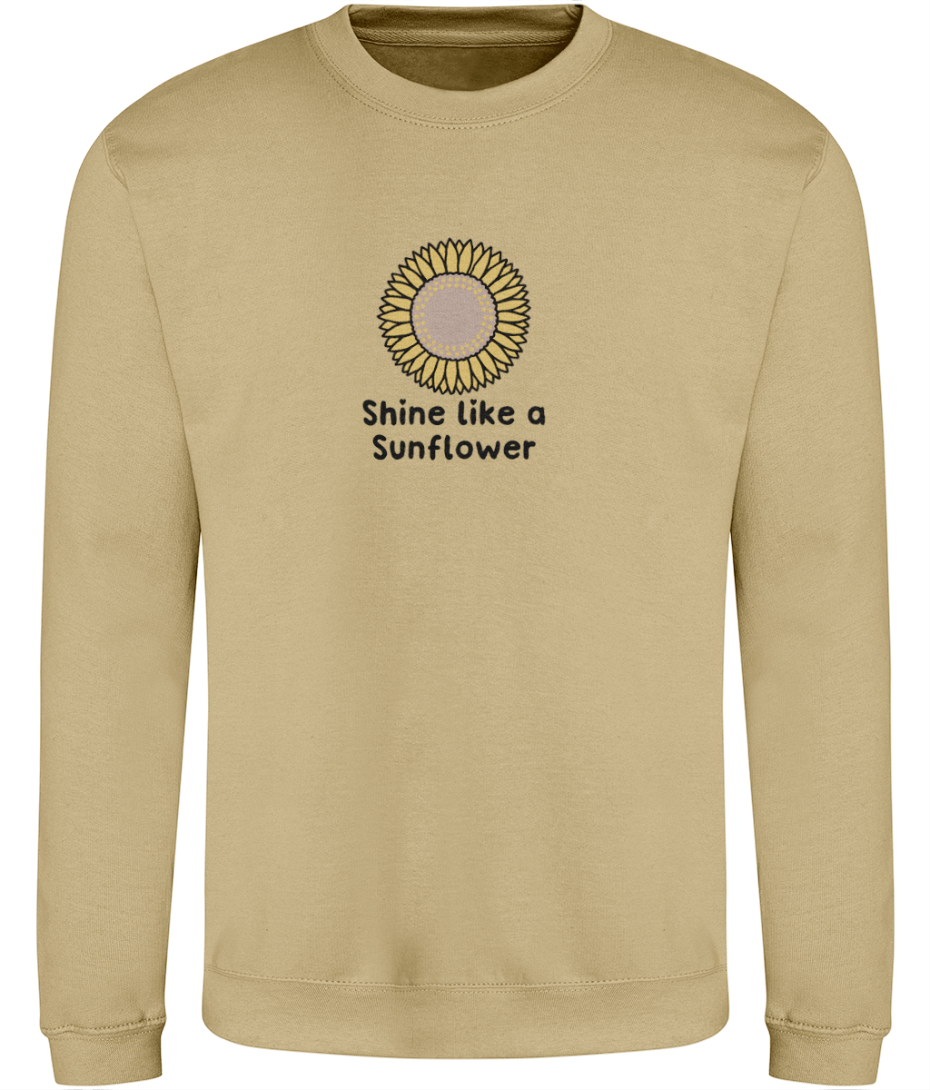 Shine Like A Sunflower Design 2 - Adult T-Shirt - Multi Colour Options