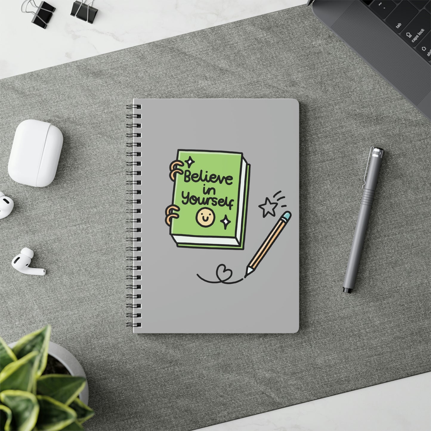 Believe In Yourself - Softcover Notebook, A5