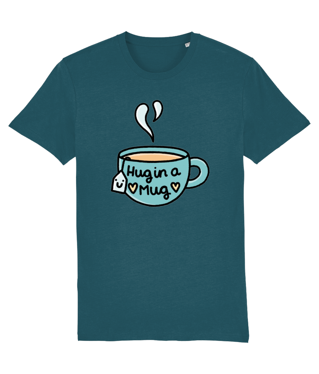 Pawsitivity T-Shirt - Hug In A Mug (Multi Colours Available)