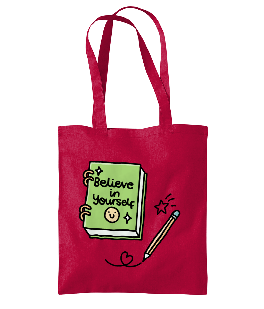 Pawsitivity - Beleive In Yourself - Premium Cotton Tote Bag