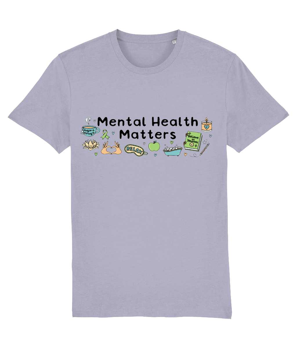 Pawsitivity T-Shirt - Mental Health Matters (Multi Colours Available)
