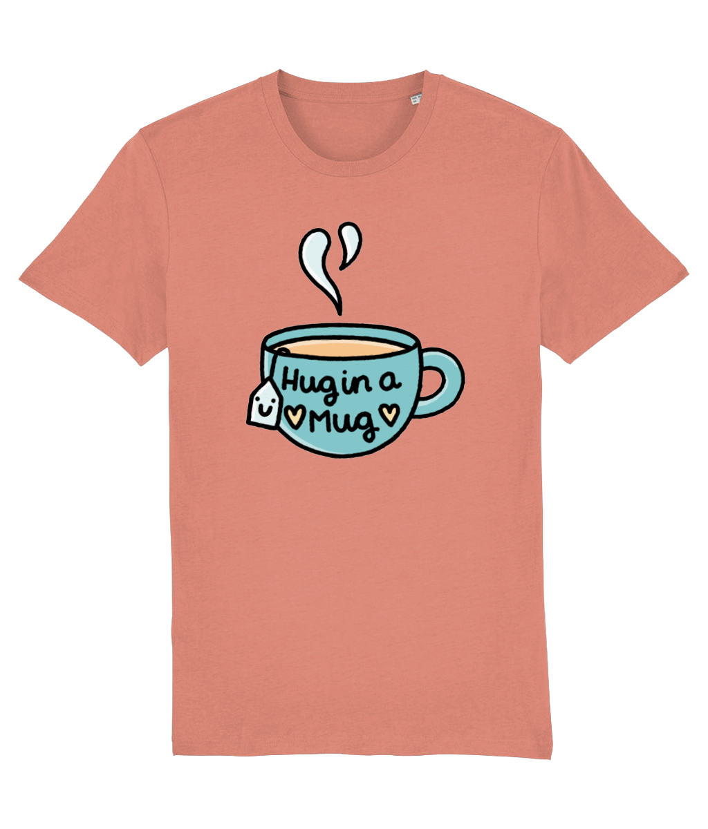 Pawsitivity T-Shirt - Hug In A Mug (Multi Colours Available)
