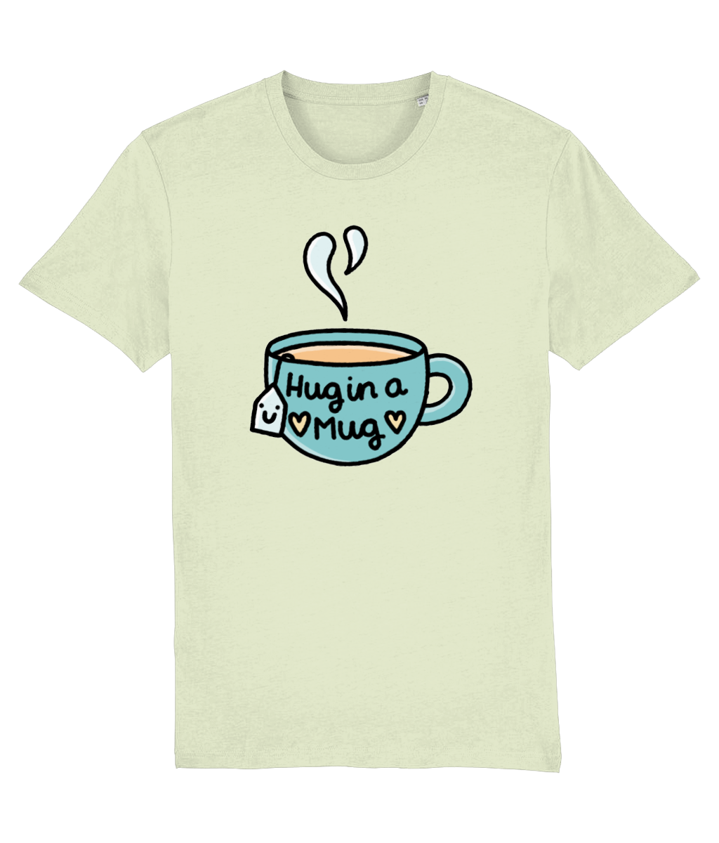 Pawsitivity T-Shirt - Hug In A Mug (Multi Colours Available)