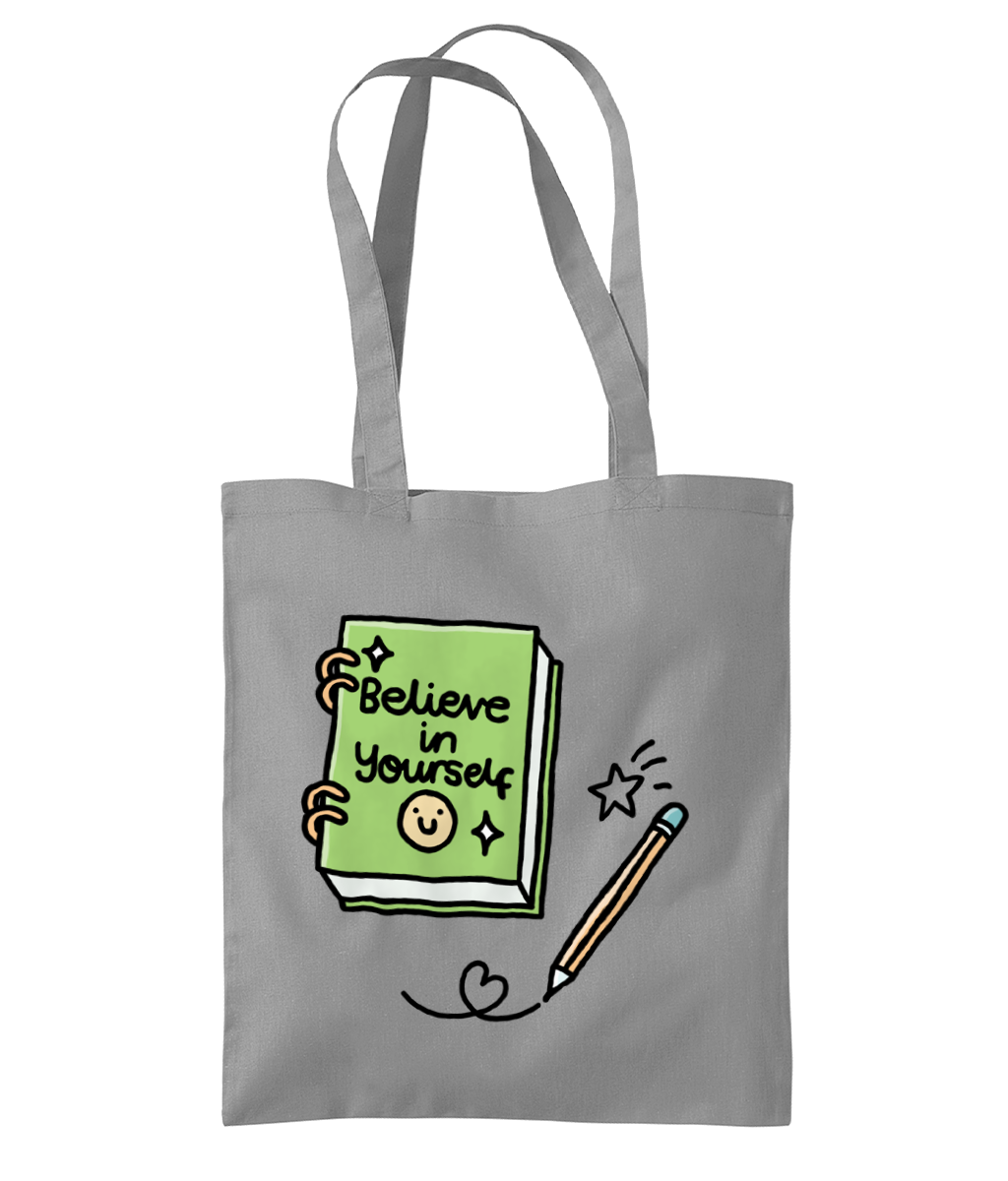 Pawsitivity - Beleive In Yourself - Premium Cotton Tote Bag