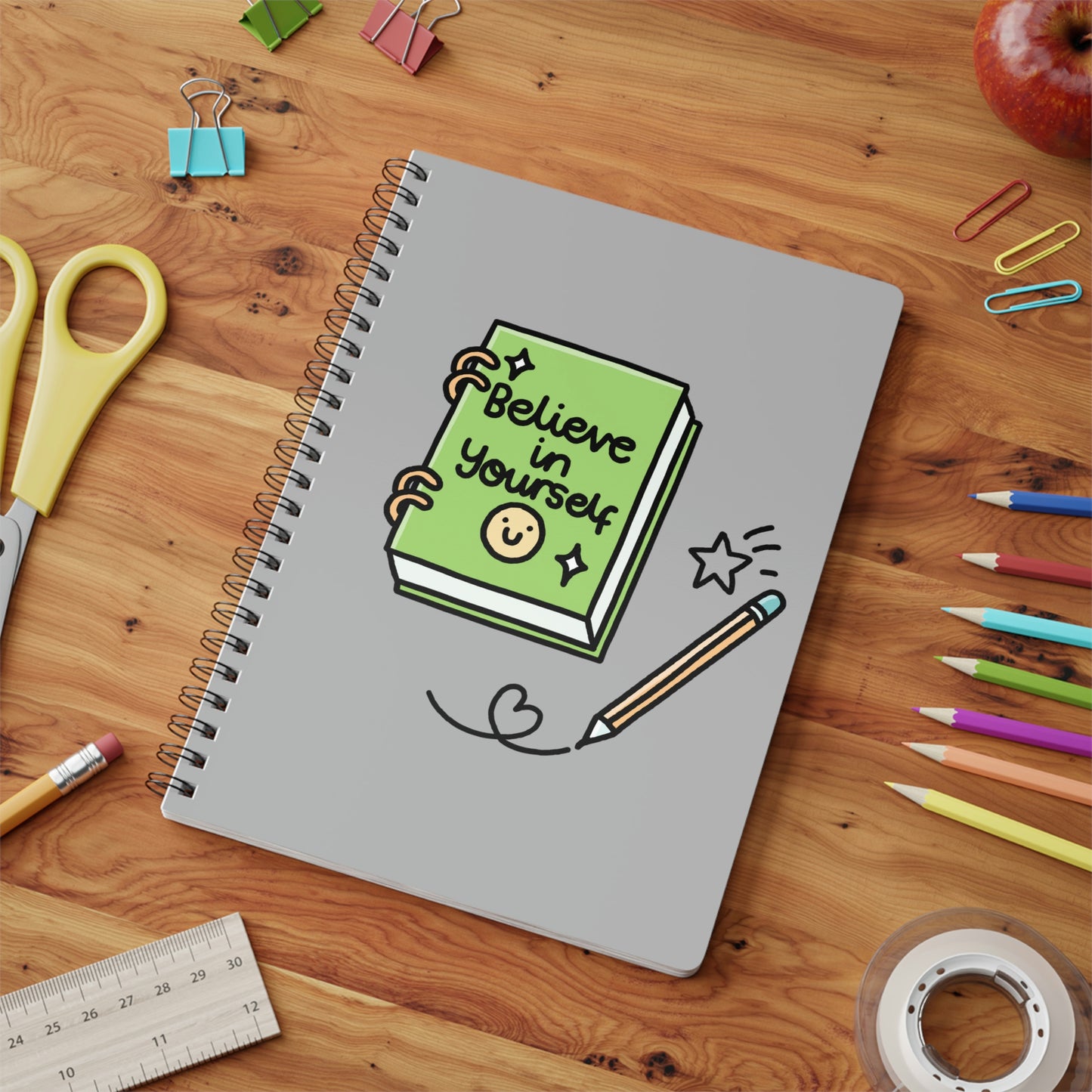 Believe In Yourself - Softcover Notebook, A5