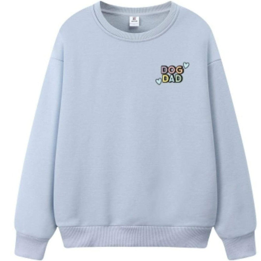 Sweatshirt - Dog Dad - Light Blue