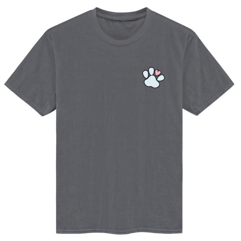 T-Shirt - Hello Beenie Paw - Grey