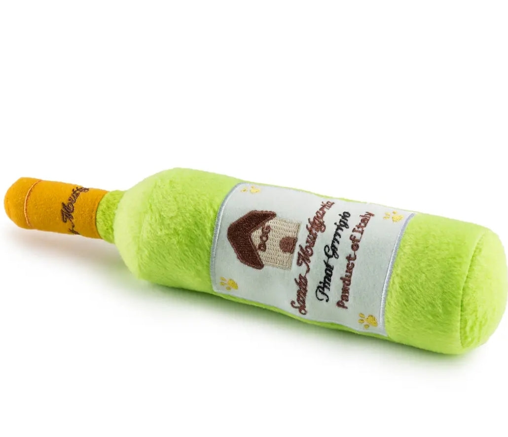 Haute Diggity Dog Santa Muttgarita Pinot Grrrigio Wine Toy