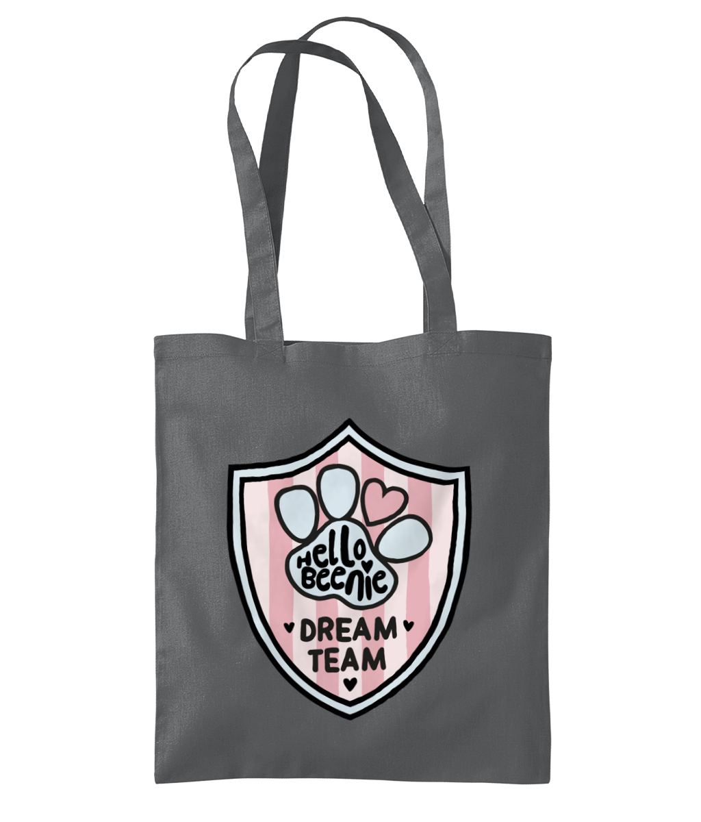 Hello Beenie Dream Team - Organic Premium Cotton Tote Bag