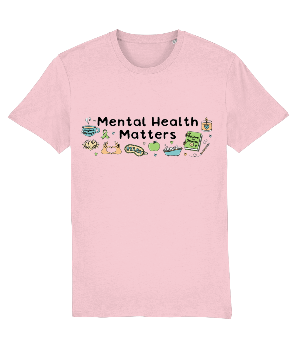 Pawsitivity T-Shirt - Mental Health Matters (Multi Colours Available)