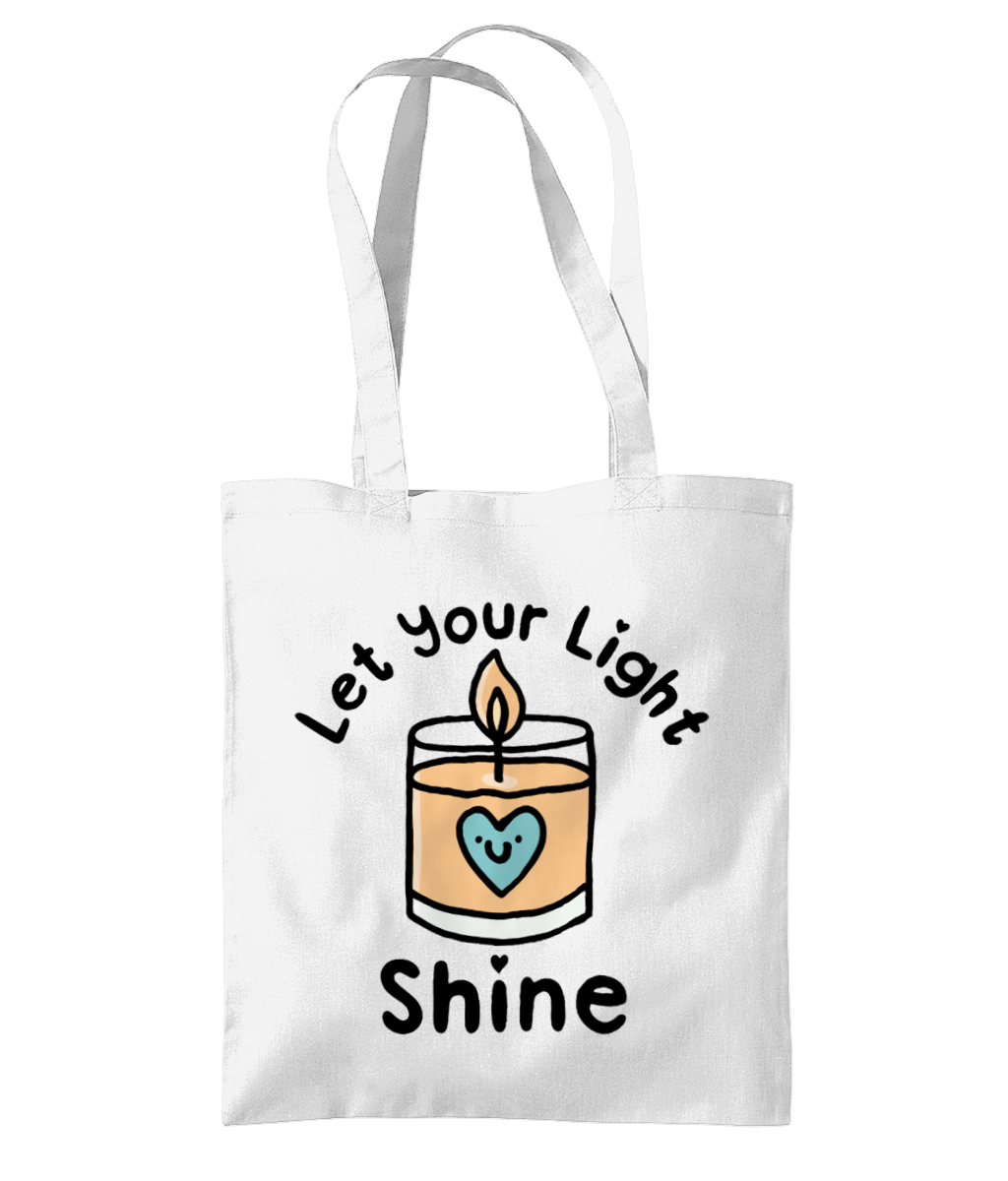 Pawsitivity - Let Your Light Shine - Organic Premium Cotton Tote Bag