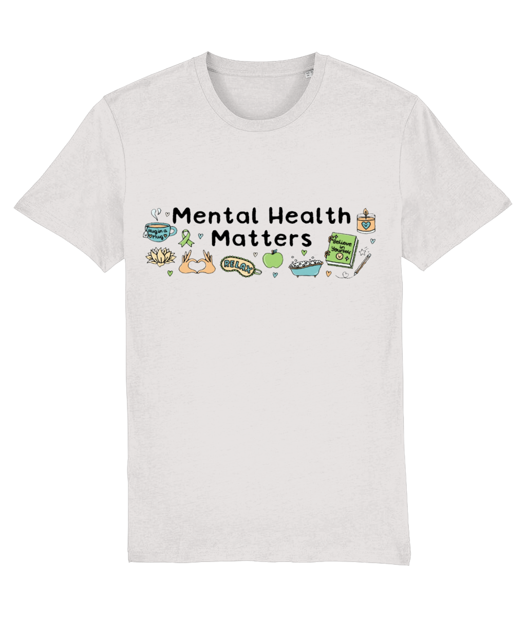 Pawsitivity T-Shirt - Mental Health Matters (Multi Colours Available)