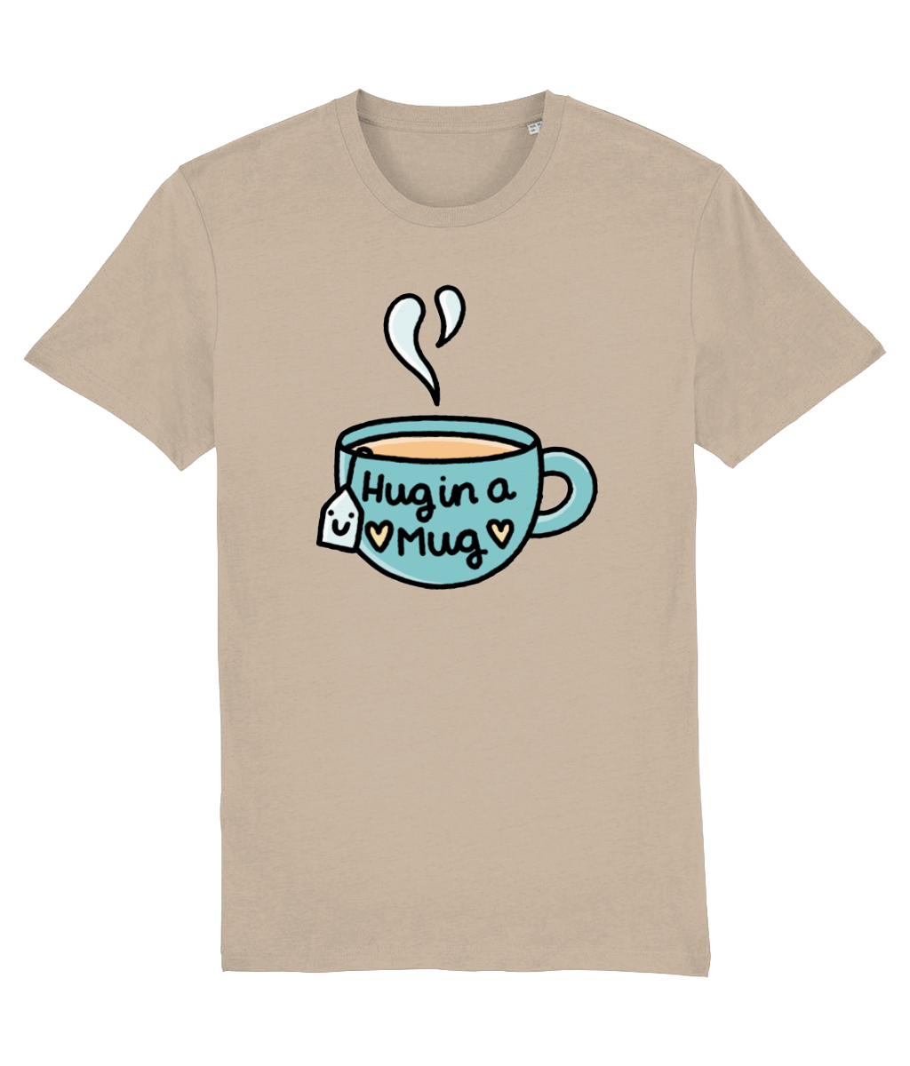 Pawsitivity T-Shirt - Hug In A Mug (Multi Colours Available)