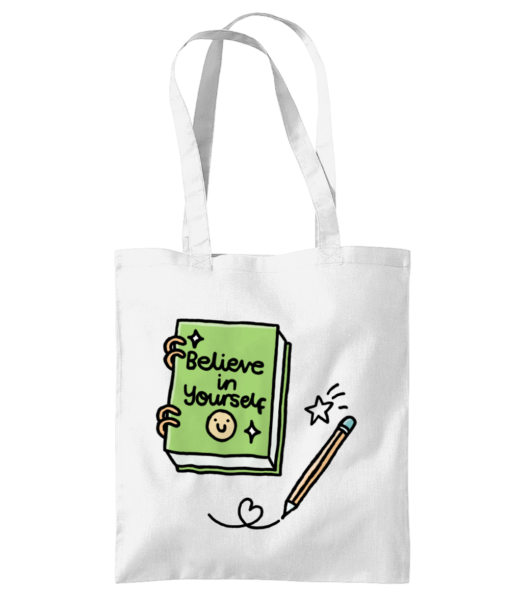 Pawsitivity - Beleive In Yourself - Premium Cotton Tote Bag