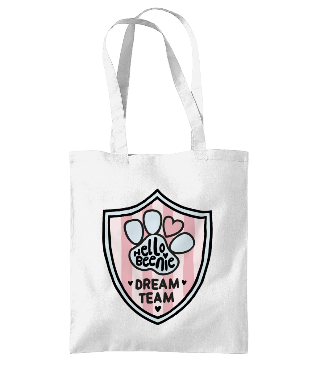 Hello Beenie Dream Team - Organic Premium Cotton Tote Bag