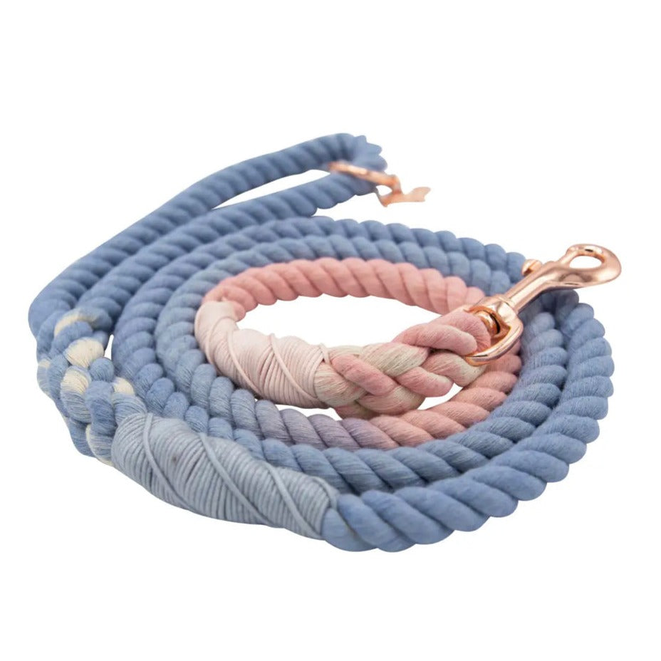 Ombré Rope Lead - Blue Haze