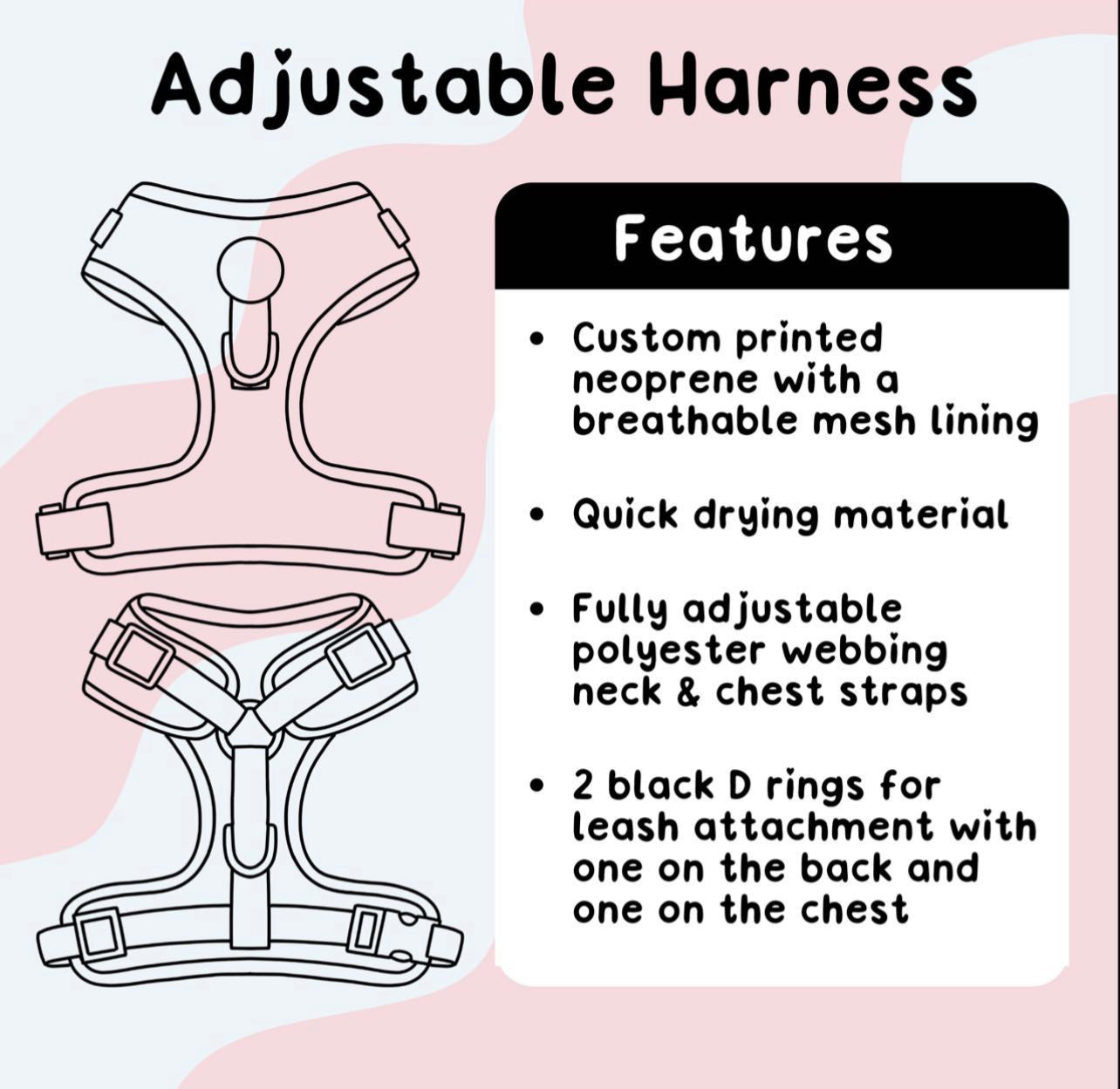 Adjustable Harness - Wimbledog