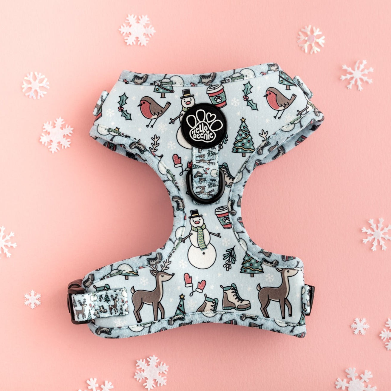 Adjustable Harness - Walkies In A Winter Wonderland