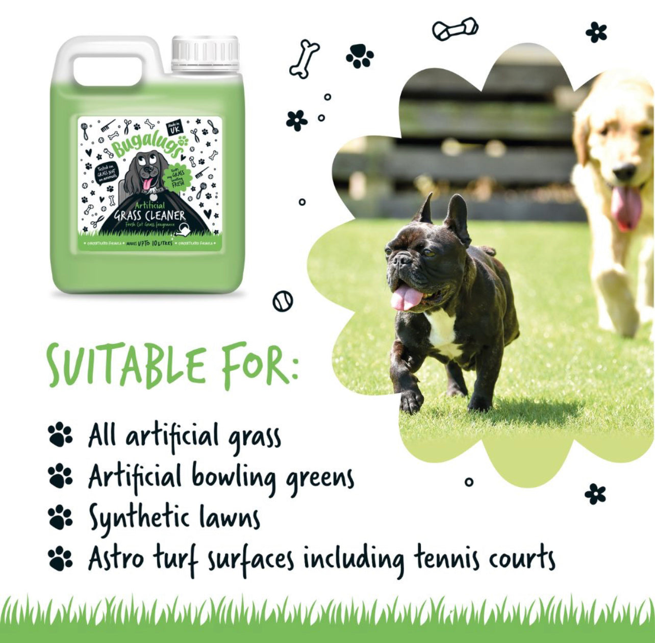 Bugalugs - Artificial Grass Cleaner ( Cut Grass )