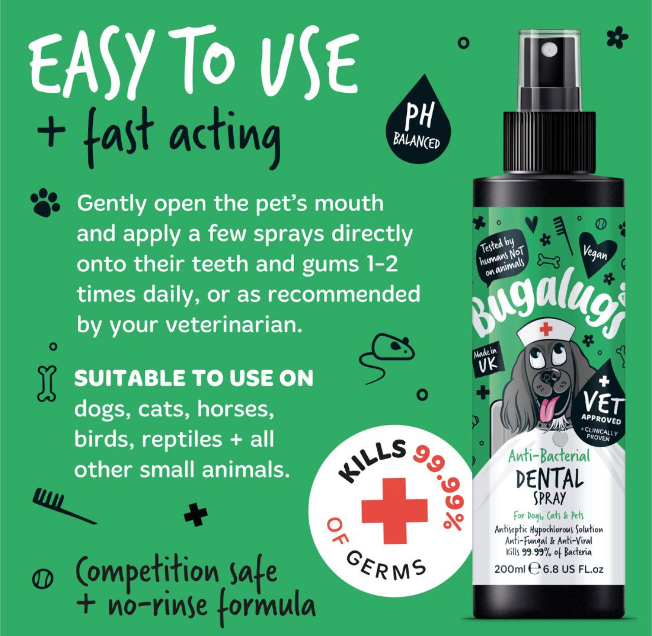 Bugalugs - Anti- Bacterial Dental Spray