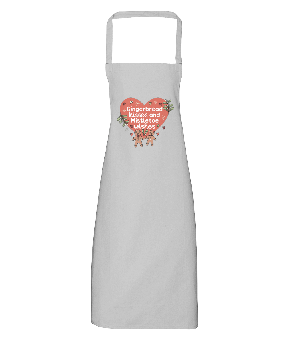 Gingerbread Kisses and Mistletoe Wishes - Apron