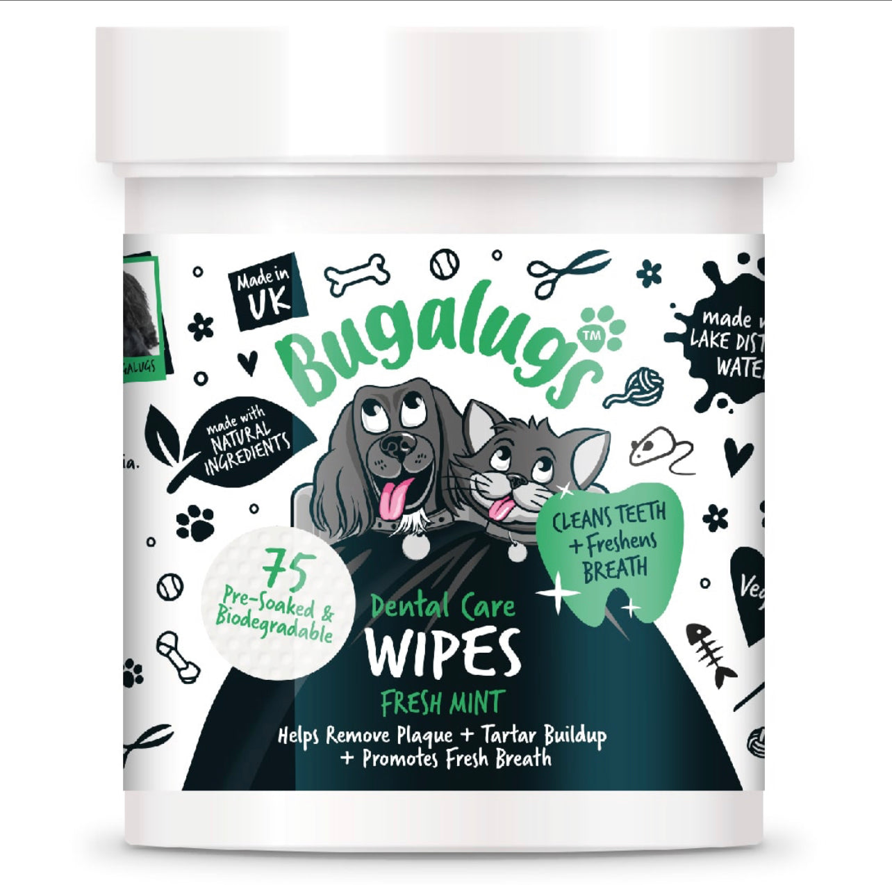 Bugalugs - Dental Care Wipes