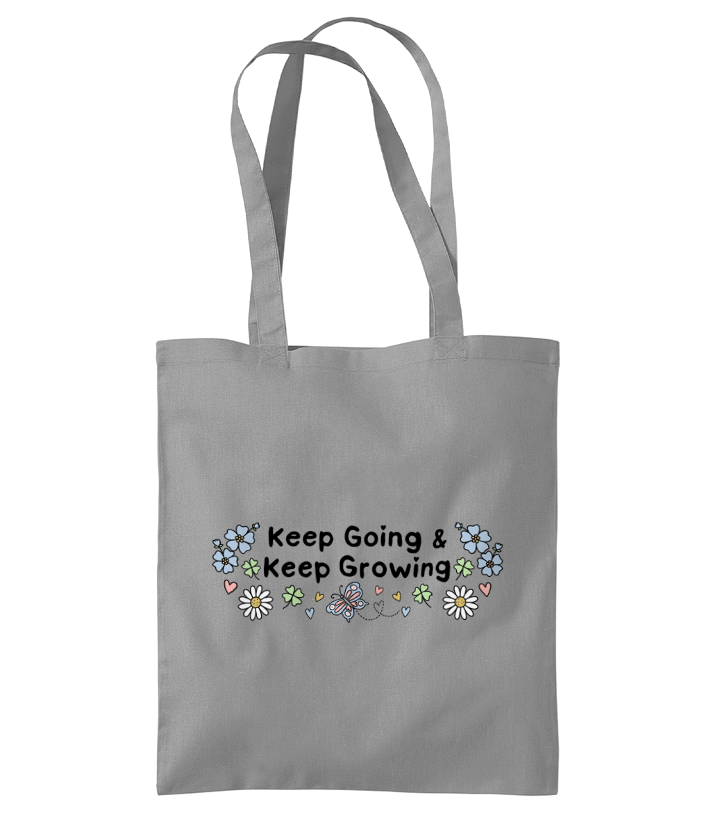 Keep Going Floral - Tote Bag