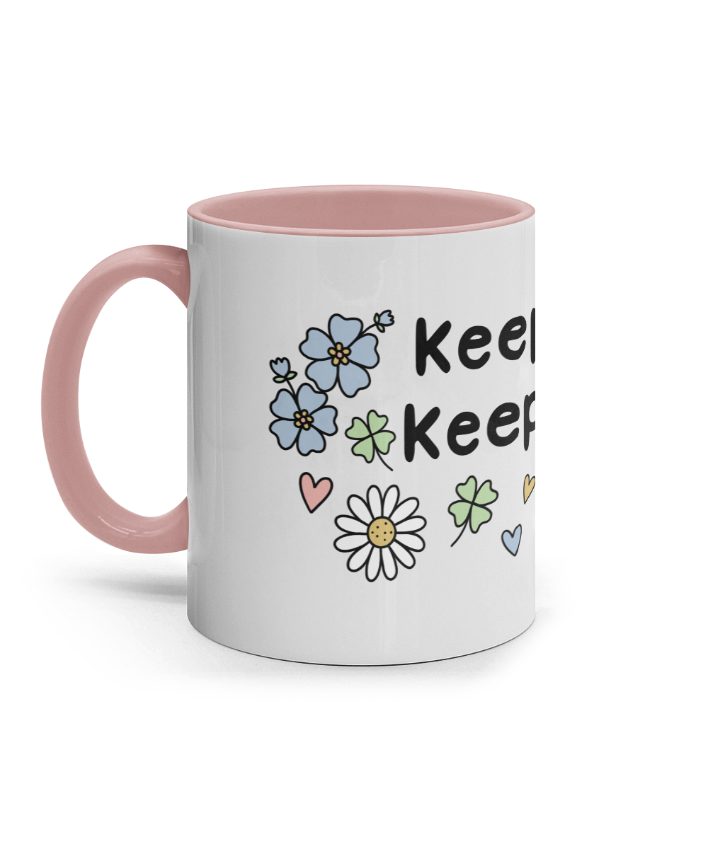 Keep Going Floral  11oz Coffee Mug